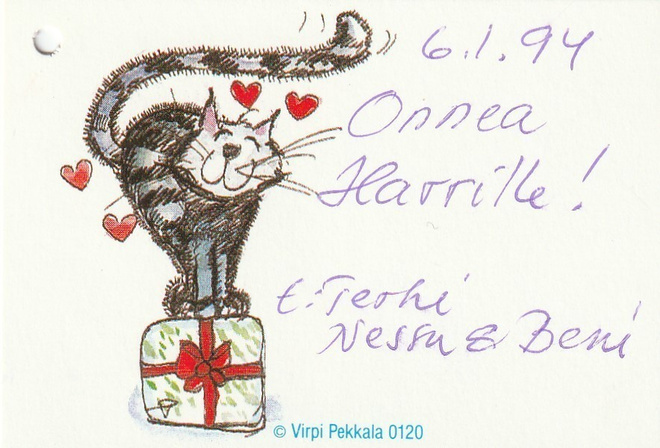 VIRPI PEKKALA 0120 KISSA PAKETINPÄÄLLÄ