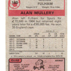 Purkkakuva Jalkapallo n:o 160 ALLAN MULLERY Fulham. - pikkukuva 2