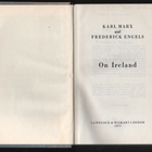Marx and Engels On Ireland, Progress Press 1971, skp., K3 - pikkukuva 3