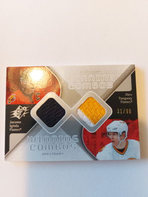 2007-08 SPx Spectrum #WCIT Jarome Iginla/Alex Tanquay /99