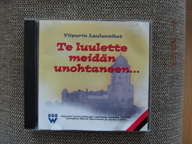 VIIPURIN LAULUVEIKOT - TE LUULETTE MEIDÄN UNOHTANEEN ... (CD
