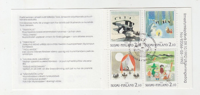 1992 muumivihko ep. leimalla.