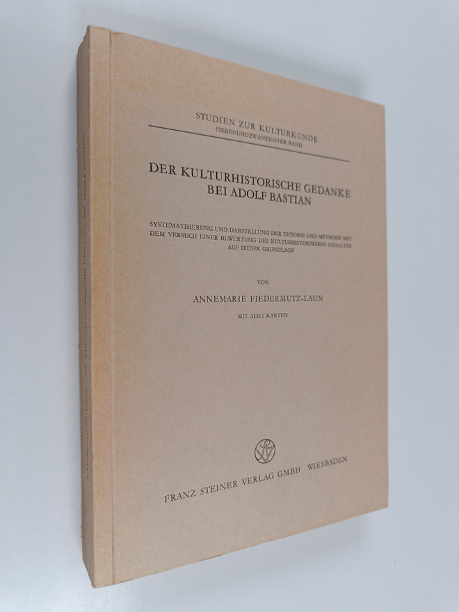 Annemarie Fiedermutz-Laun : Der kulturhistorische Gedanke...