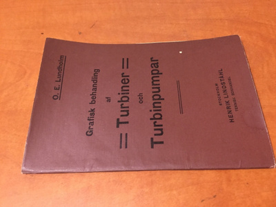 LUNDHOLM TURBINER OCH TURBINPUMPAR 1904