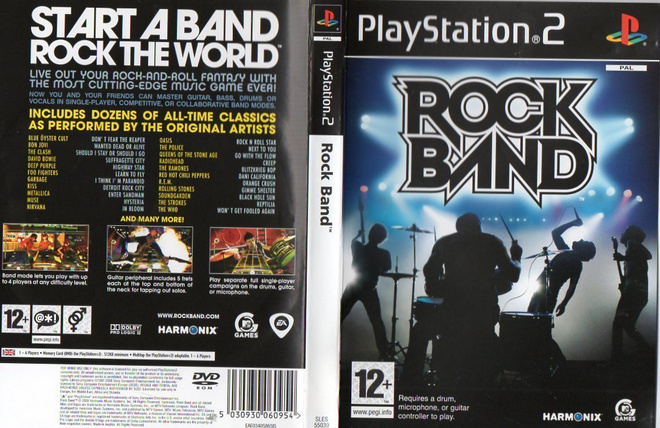 Rock Band	(9 148)	k			XBOX360				req. drum, microphone o