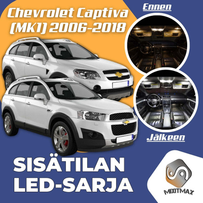 Chevrolet Captiva (MK1) Sisätilan LED-sarja 9-os