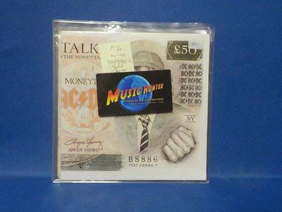 AC / DC - MONEY TALKS M-/M- EU -90 SOLID CENTER 7"