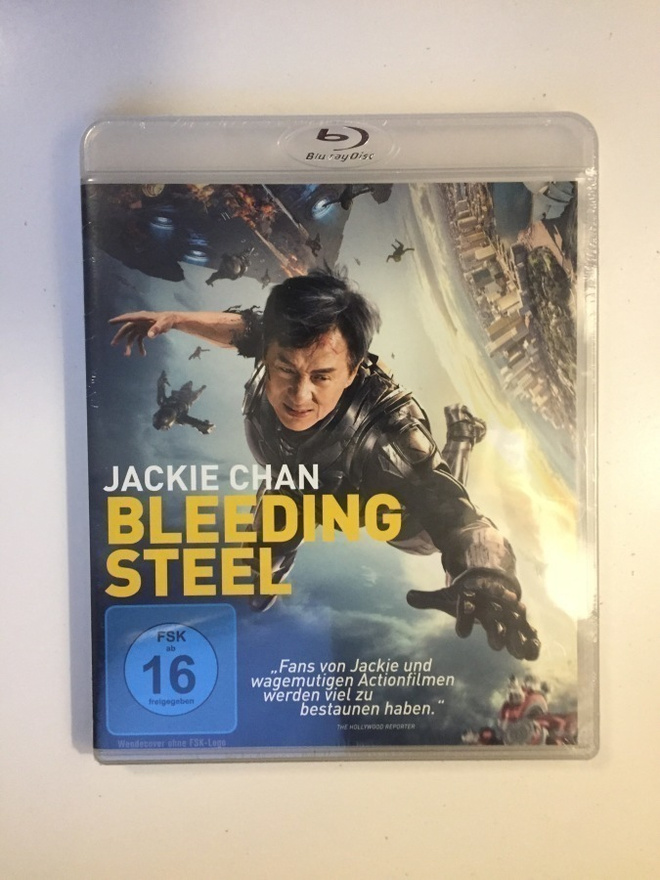 Bleeding Steel [Blu-ray] UNCUT (Jackie Chan) 2017 (UUSI)