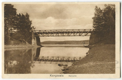 Kangasala Kaivanto, silta, päivätty 1943.