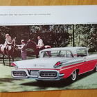 1958 Mercury PRESTIGE esite - KUIN UUSI - ISO - pikkukuva 2