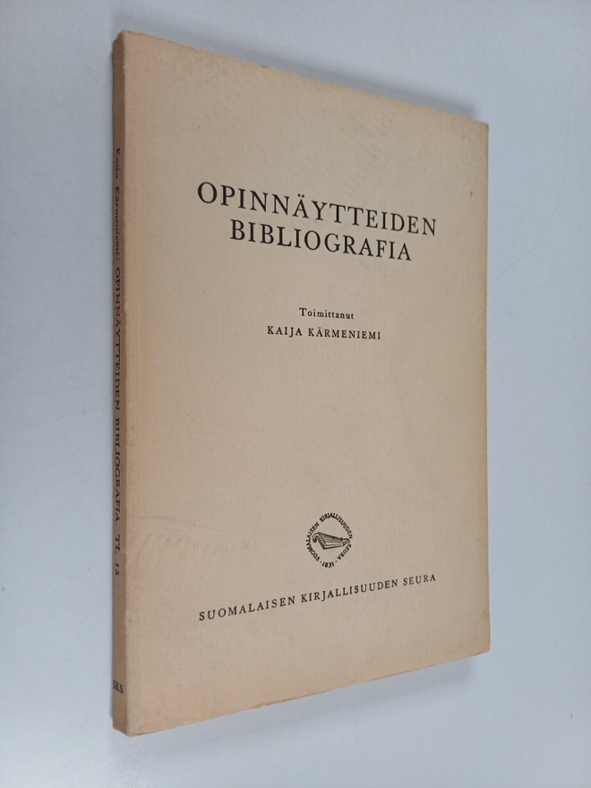 Kaija Kärmeniemi : Opinnäytteiden bibliografia : luettelo...