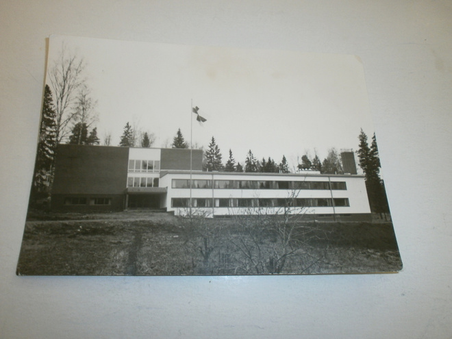 Kauniainen, Raamattuopisto, mv valokuva / kortti 1966