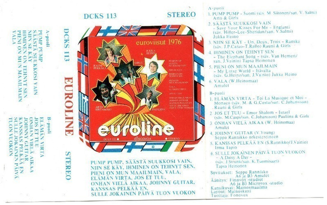 Euroline Euroviisut 1976 c-kasetti
