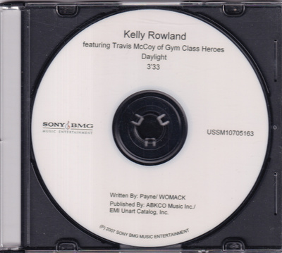 Kelly Rowland featuring Travis McCoy - Daylight (CDr, Singl