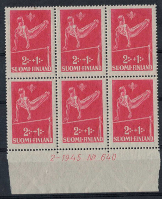 1945 urheilu 2 mk nro-6lo ++