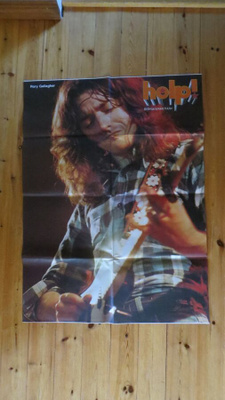 rory gallagher juliste: help lehti 5/1976