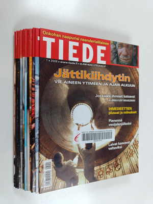 Tiede vuosikerta 2008, nrot 1-12 (puuttuu nro 4) (Nro 4 p...