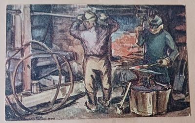Kaapo Wirtanen: Pajassa, sepät työssä, ei p.