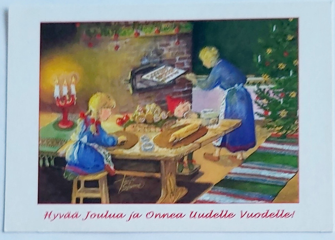 TARJA SENNE: "Leipojat"-KULKEMATON JOULUKORTTI