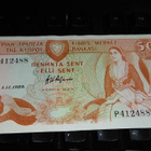 Cyprus Kypros 50 sent 1983 P52 sn488 XF+ - pikkukuva 1