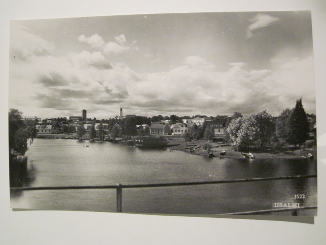 VANHA Postikortti Iisalmi 1950-l Alkup. Mallikappale