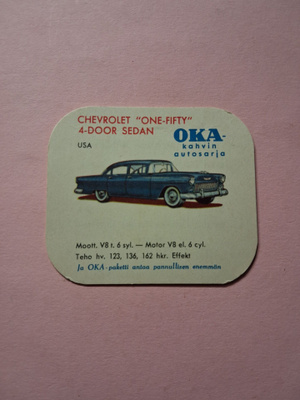 Oka. Chevrolet "One-fifty" 4-doors Sedan.