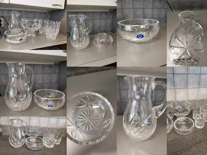Kristalli astia setti Neman Crystal USSR