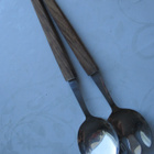 SALAATINOTTIMET TERÄS / TEAK JAPAN - pikkukuva 1