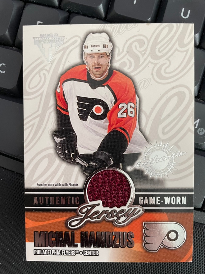 2002-03 Titanium Jerseys Retail #50 Michal Handzus