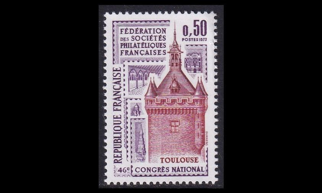 Ranska 1840 ** Filatelisti-konferenssi (1973)