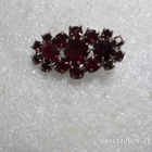 Komea Rintakoru Punertavilla kivillä komee, koko 3 x 1,8mm, - pikkukuva 5