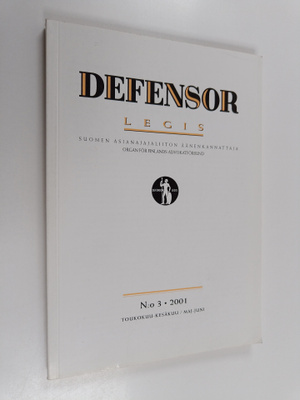 Defensor Legis : Suomen asianajajaliiton äänenkannattaja ...