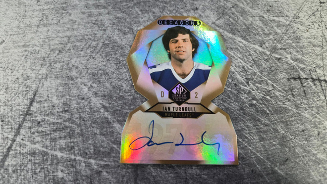 Ian Turnbull 2020-21 SP Legends Decagons Auto