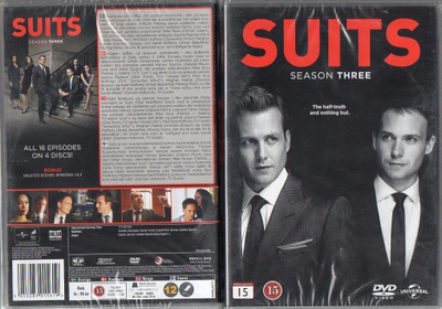 Suits 3 Kausi (33 375) UUSI -FI- DVD nordic, (4) 2013