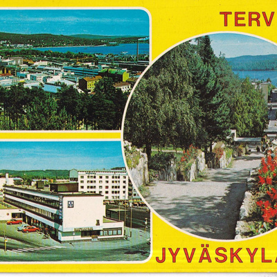 Jyväskylä. sommitelmakortti, e285