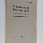 L. Mechelin : Granskning af den ryska lagen af den 17(30)... - pikkukuva 1