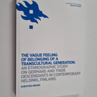 Dorothea Breier : The Vague Feeling of Belonging of a Tra... - pikkukuva 1