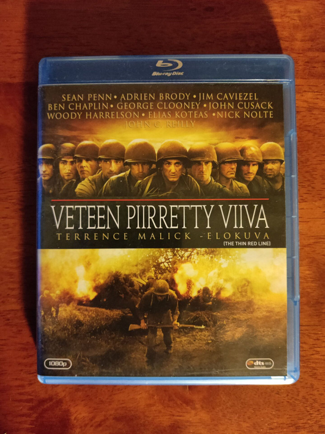 Veteen piirretty viiva - Blu-ray