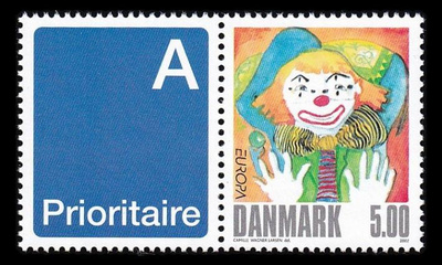 Tanska 1311zf ** Europa sirkus vihkomerkki (2002)