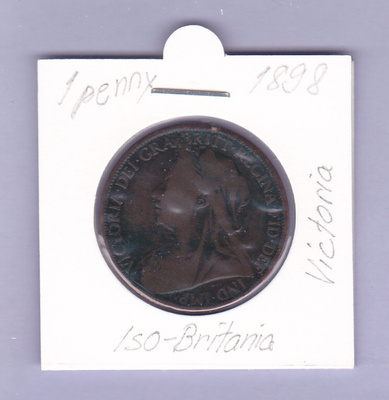 Iso-Britania 1 Penny v.1898 KM#790
