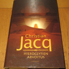 Christian Jacq, Hieroglyfien arvoitus historiallinen romaani - pikkukuva 1
