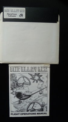 Commodore 64 - Mig Alley Ace + manuaali - Microprose