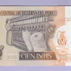 Peru 100 Intis v.1987 UNC P-133a - pikkukuva 2
