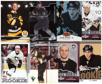 8 x PITTSBURGH PENGUINS Rookie Ym. Kortteja