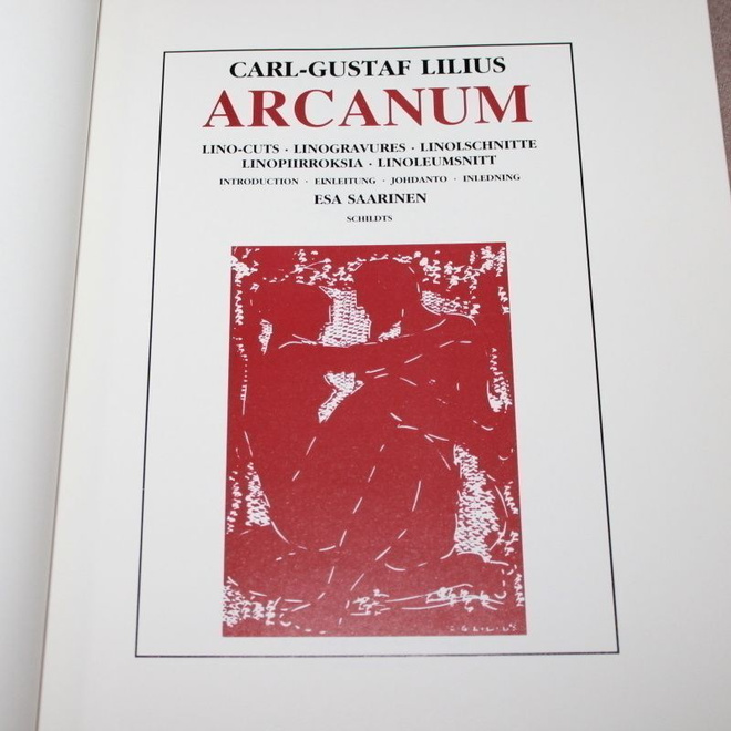 Carl-Gustaf Lilius - Arcanum (Liliuksen signeeraus)