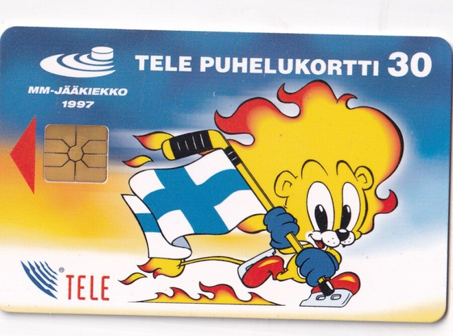 Tele Puhelukortti, 30, MM- Jääkiekko 1997   , s100