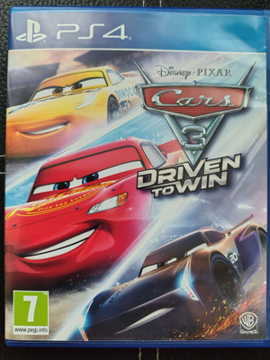 Playstation PS4 Cars 3 Driven to Win