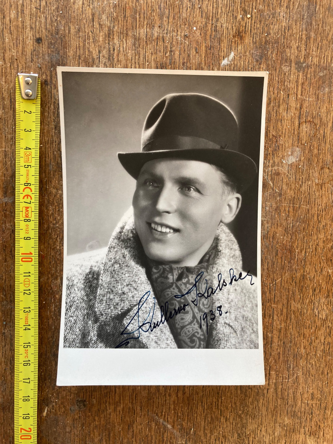 KULLERVO KALSKE, SIGNEERATTU VALOKUVA, 1938
