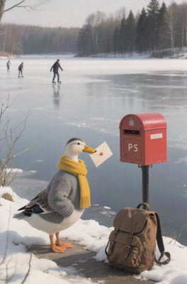 Sorsa postittaa kirjettä