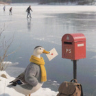 Sorsa postittaa kirjettä - pikkukuva 1